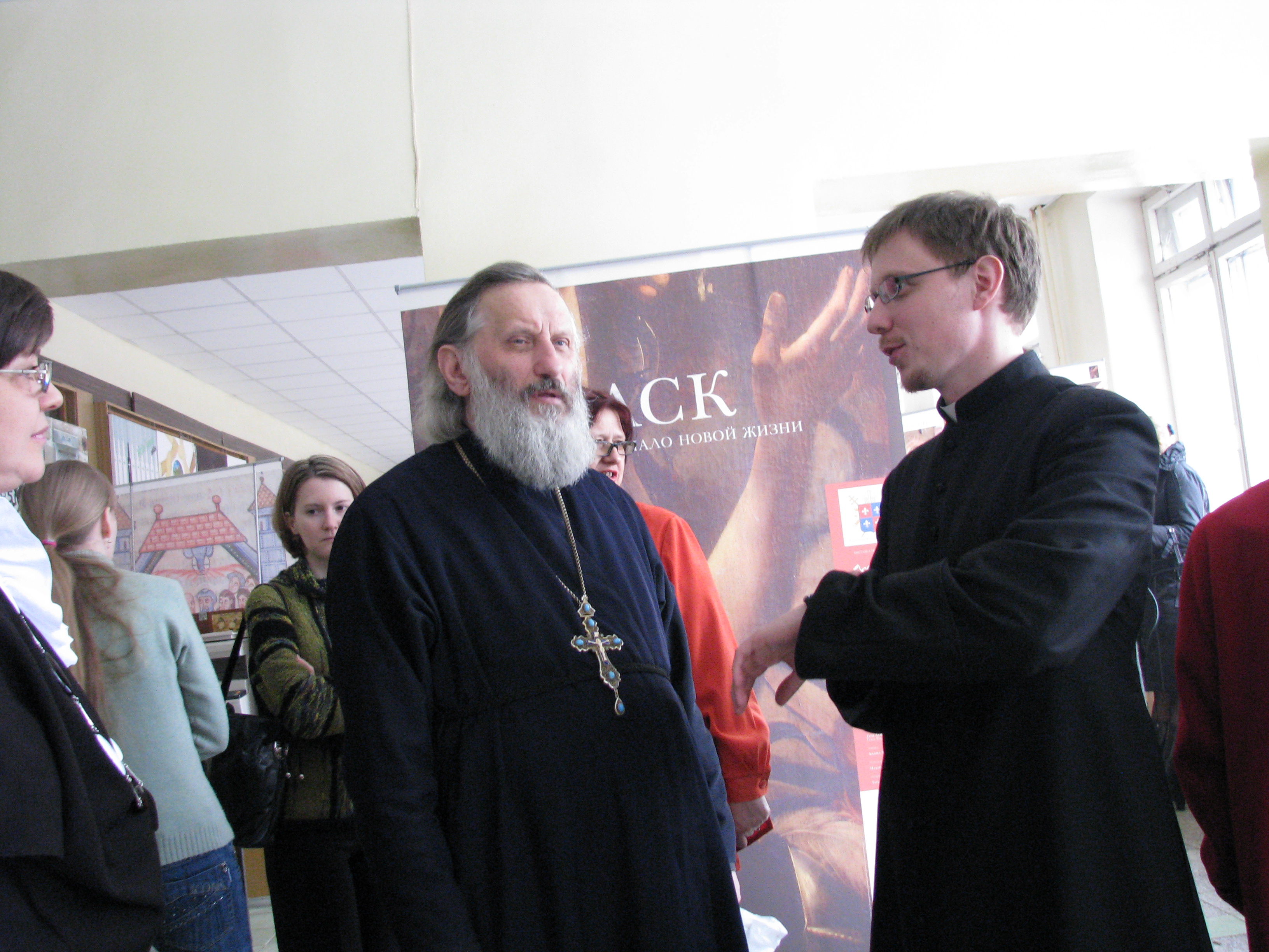 Nella foto: Padre Georgij Gorbaciuik, rettore del seminario ortodosso della diocesi di Vladimir