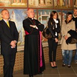 Cotignola (RA), inaugurazione - A sinistra il sindaco Antonio Pezzi e il vescovo di Faenza mons. Claudio Stagni