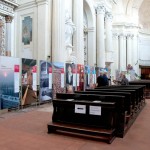 Imola - L'allestimento nella chiesa di Sant'Agostino