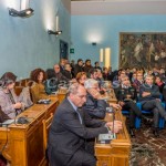 Benevento - La cerimonia d'inaugurazione nella sala consiliare della Rocca dei Rettori