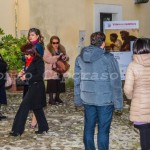 Benevento, inaugurazione - Il cortile della Rocca dei Rettori, sede della mostra