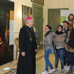 Taranto - Mons. Filippo Santoro in visita alla mostra