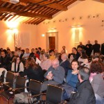 Firenze, Sala Brunelleschi - Il pubblico intervenuto alla presentazione della mostra