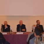 Firenze, Sala Brunelleschi, presentazione - Da sinistra: S.Em. Card. Silvano Piovanelli, don Andrea Bellandi, don Giovanni Paccosi