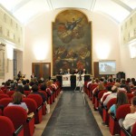 Salerno - L'incontro di presentazione nel Salone degli Stemmi del Palazzo Arcivescovile