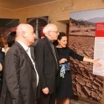 Frosinone, inaugurazione - La prima visita guidata. In primo piano il sindaco di Frosinone, Nicola Ottaviani