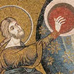 “La creazione del cielo e della terra”, mosaico, part. Monreale, basilica. Archivio Ultreya, Milano